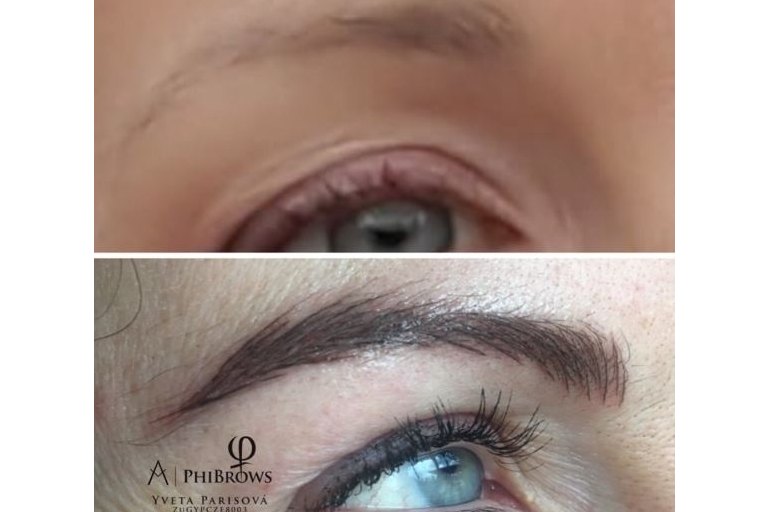 Permanentní makeup, Phibrows microblading © - foto č. 1